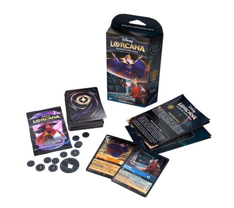 Disney Lorcana TCG – Rise of the Floodborn Starter Deck (Engels) – The Queen & Gaston