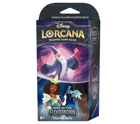 Disney Lorcana TCG – Rise of the Floodborn Starter Deck (Engels) – Merlin & Tiana