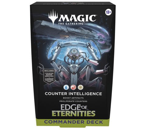 Magic the Gathering – Edge of Eternities Commander Deck Set (World Shaper & Counter Intelligence)