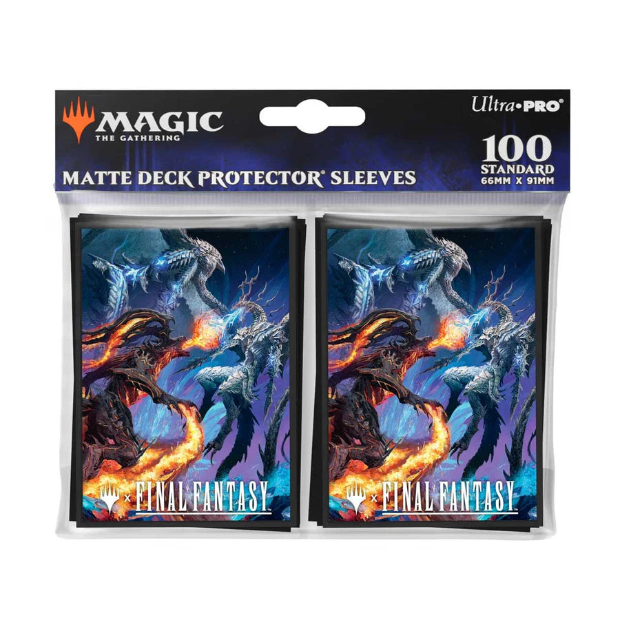 Magic: The Gathering®—FINAL FANTASY™ Bahamut & Ifrit Deck Protector Sleeves (100 stuks)