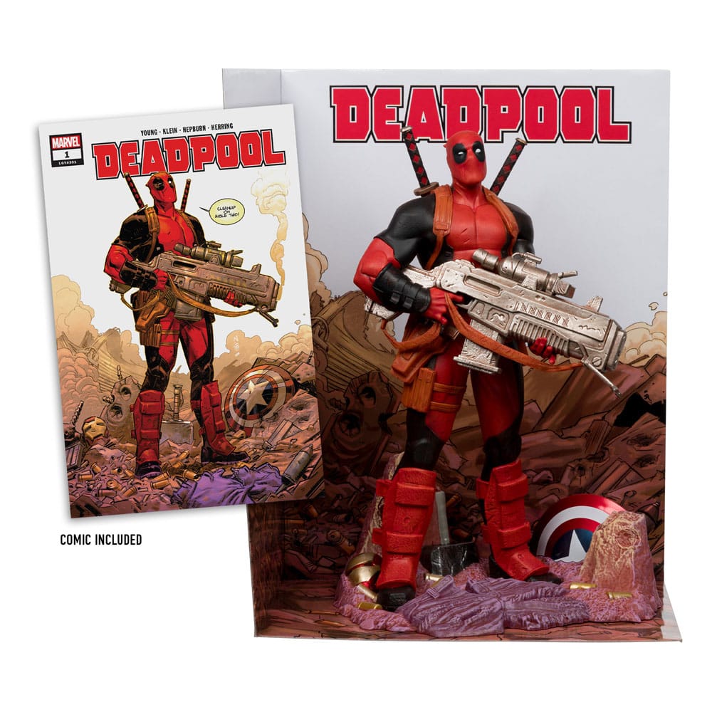 Marvel PVC Statue – Deadpool (Deadpool #1) | 1:6 Scale – 27 cm